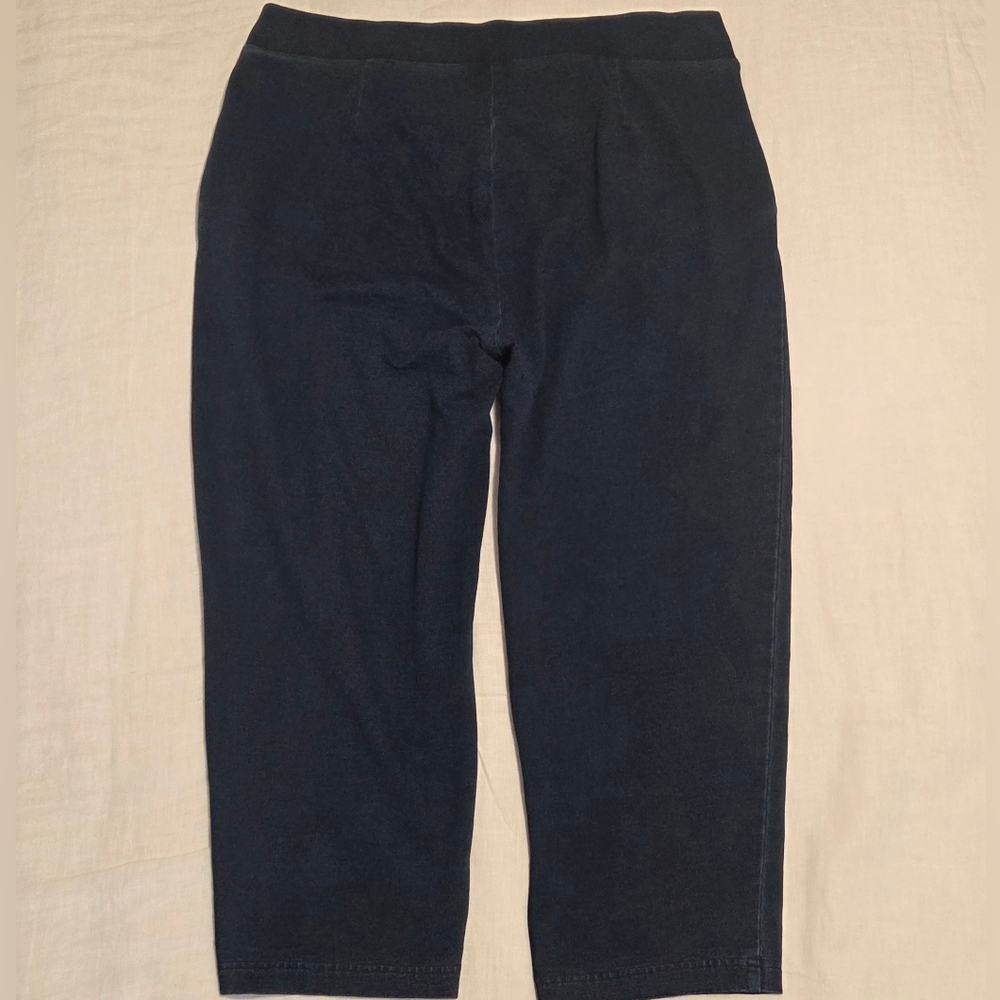 Pure Jill Indigo Slim Crops - Picture 9 of 15